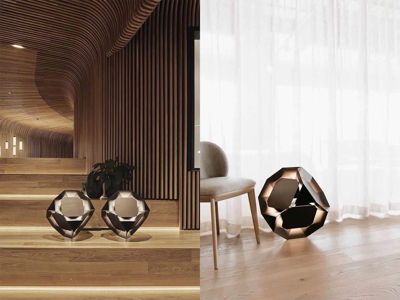 Латунная светодиодная напольная лампа / настольная лампа Rakumba Pylite ARCH-00118401 - Вид №5