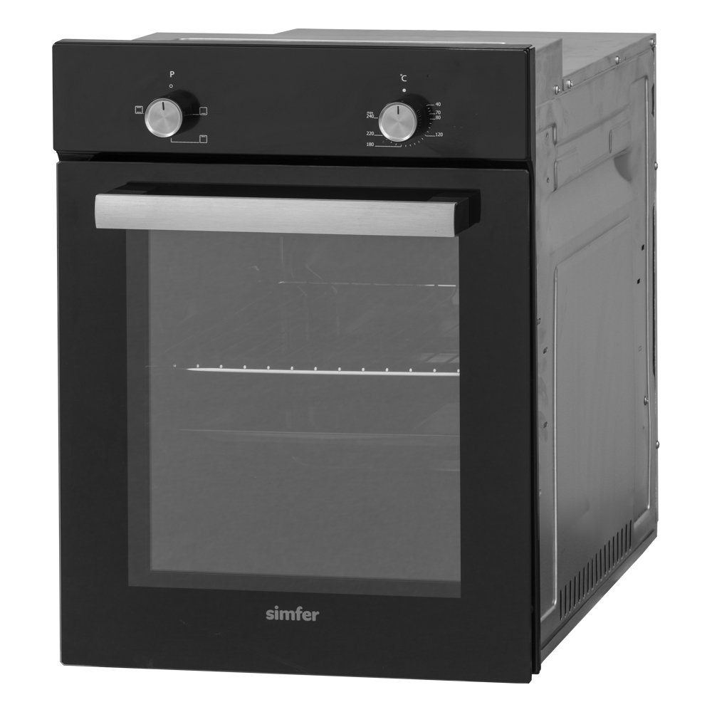 9142642 Электрический духовой шкаф Simfer B4EB04070 черный STDN-0119990 - Вид №2