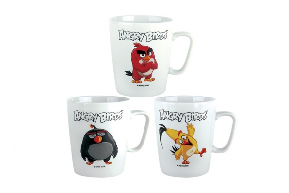 Кружка Angry Birds Movie Yellow 350 мл КОРАЛЛ ANGRY BIRDS MOVIE 029597 Белый;желтый  - Вид №1