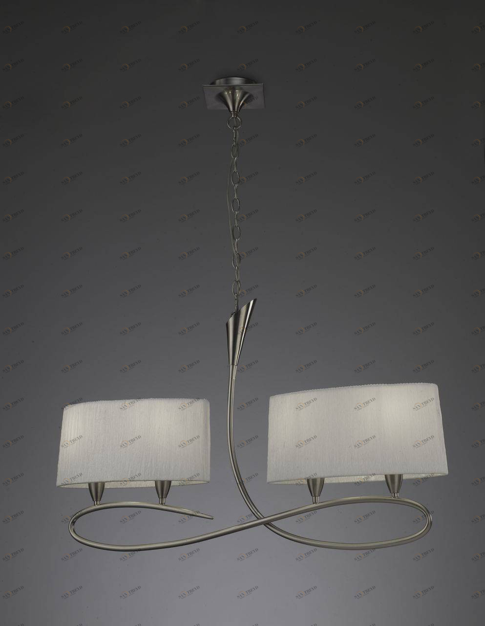 Подвесной светильник Mantra Lua 3700 MANTRA ДИЗАЙНЕРСКИЕ, LUA CHROME 058094 Белый 