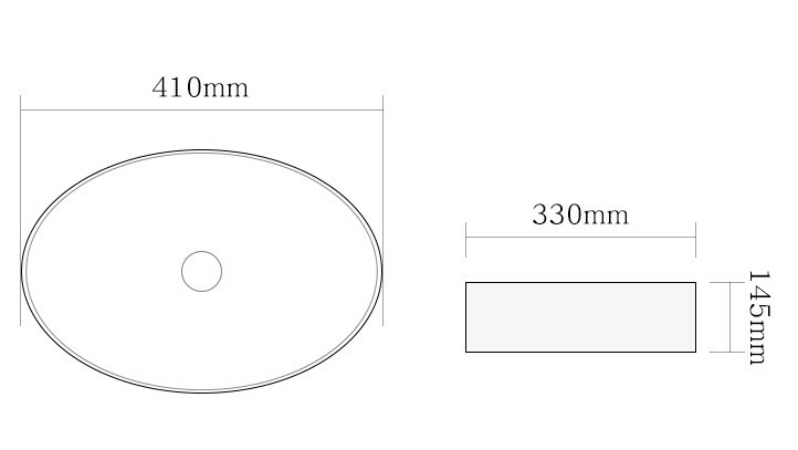 Раковина чаша SL-1016MB SANTILINE  - Вид №1