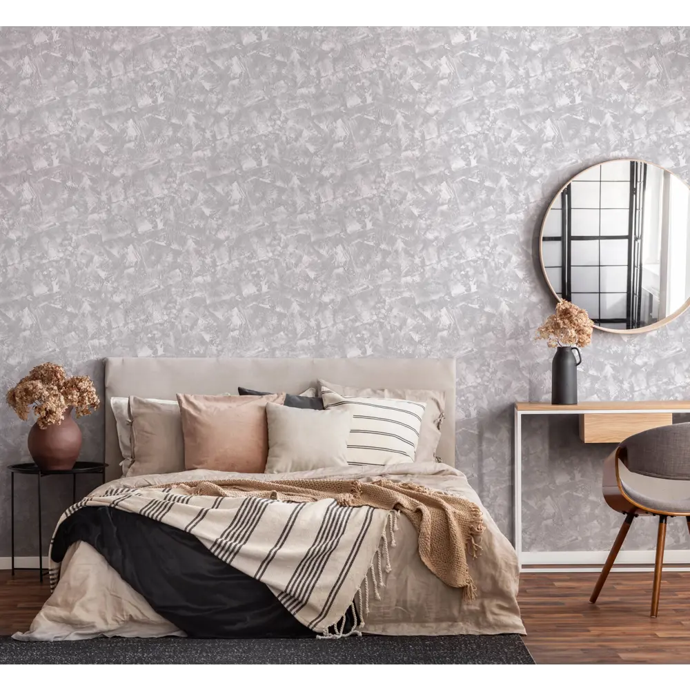 Обои флизелиновые Anturage Malta серые 1.06 м AN8646-17 STLM-2169821 - Вид №2