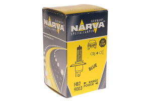 15964996 Автолампа HB2 P43t-38+50% RANGE POWER BLUE 12V 486763000 Narva