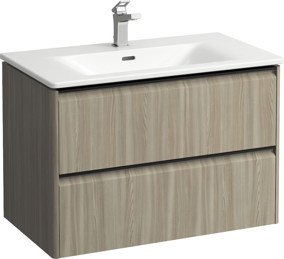 H8617052611041 Тумба с раковиной 800 мм, 2 ящика, включает в комплект органайзер LAUFEN PRO - Вид №2