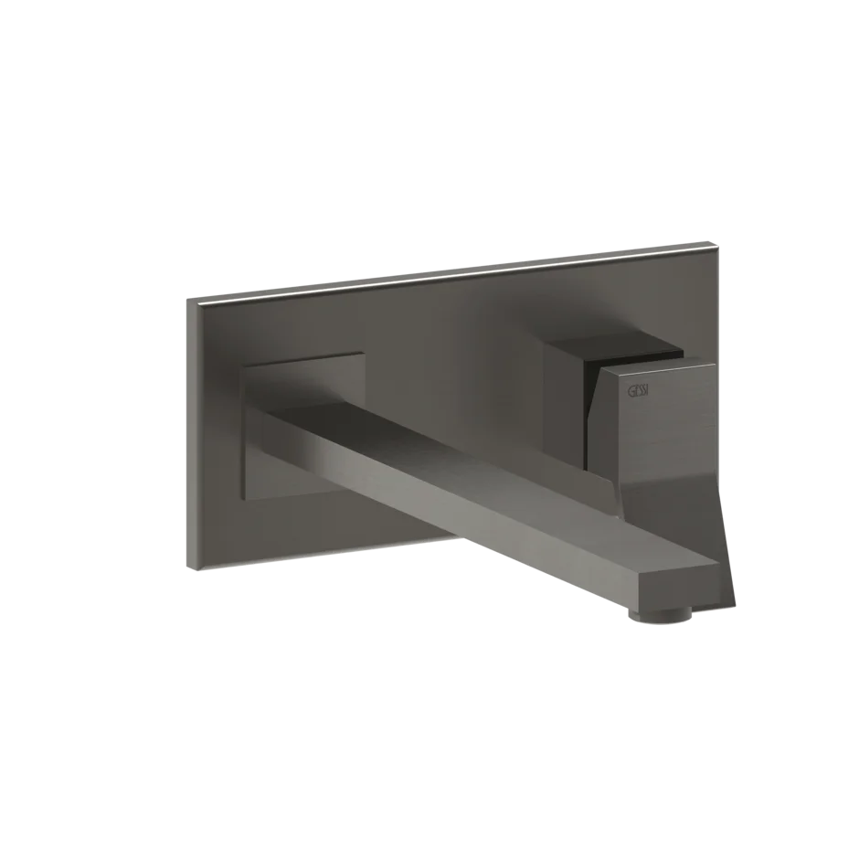 Смеситель для умывальника 53090 707 Gessi Rettangolo k ЧЕРНЫЙ МЕТАЛЛ BR. PVD 53090707