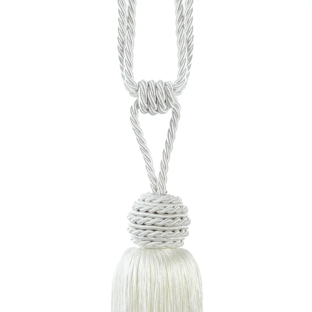 89337857 Подхват для штор Кисть-шар 21009 60 см металл цвет белый STLM-1025020 Santreyd  - Вид №2