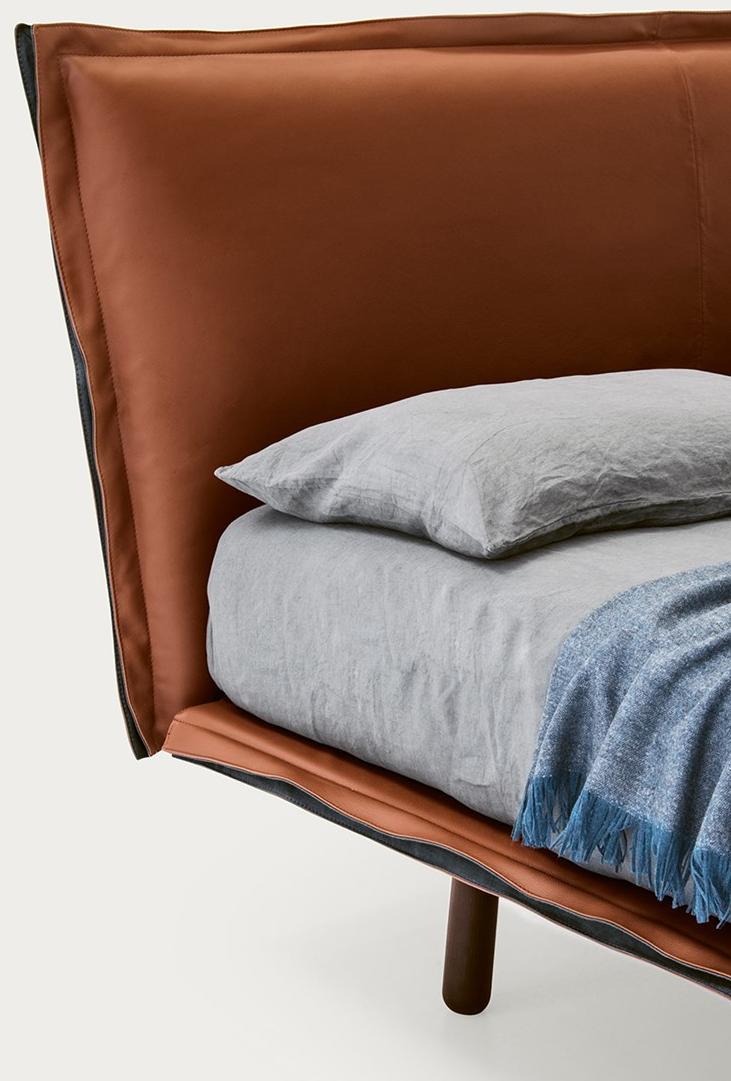 PIANCA Двуспальная кровать с мягким изголовьем sun-id-1434871 - Вид №1