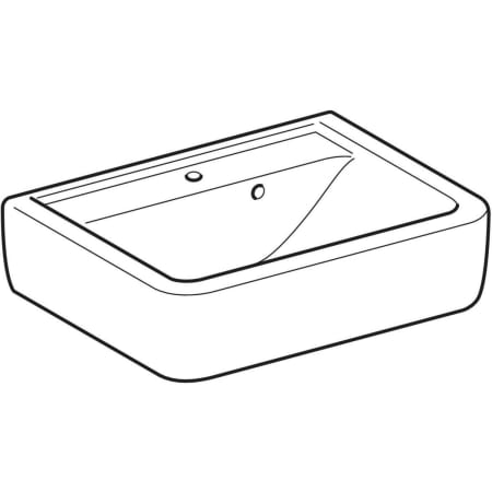 275150000 Hакладная раковина Geberit Renova Plan Geberit  - Вид №1