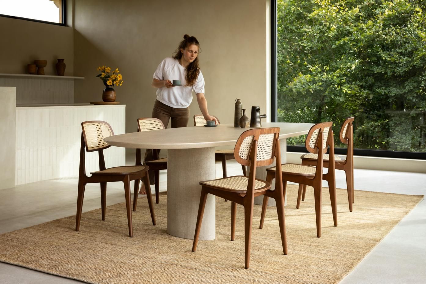 Овальный гипсовый стол Vincent sheppard ARI ARCH-00119831 - Вид №5