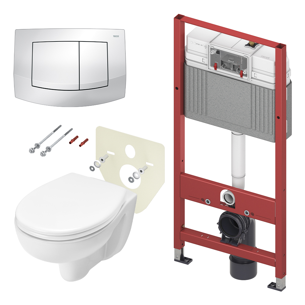 K440200.WC1 Комплекты из инсталляций, панелей смыва и унитазов ТЕСЕ V04 Tece 