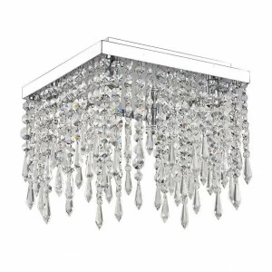 Потолочный светильник Ideal Lux Giada PL4 Trasparente IDEAL LUX КАСКАДНЫЕ 074018 Прозрачный;хром