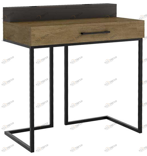 52326 Стол рабочий малый Loft Дуб табак/Графит R-HOME 4003606h_Табак