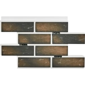 Термопанель добор Мосстрой-31 Brick House коричневый 65.6x41x5 см