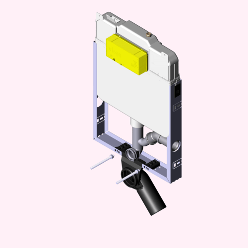 Системная техника  Viega Mono  Блоки скрытого монтажа для унитазов  Спереди VIEGA 662 752 Модель 8308.8 Santreyd  - Вид №4