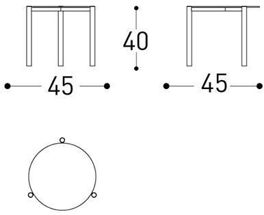 Varaschin Круглый алюминиевый садовый столик Bahia 2265 - Вид №8
