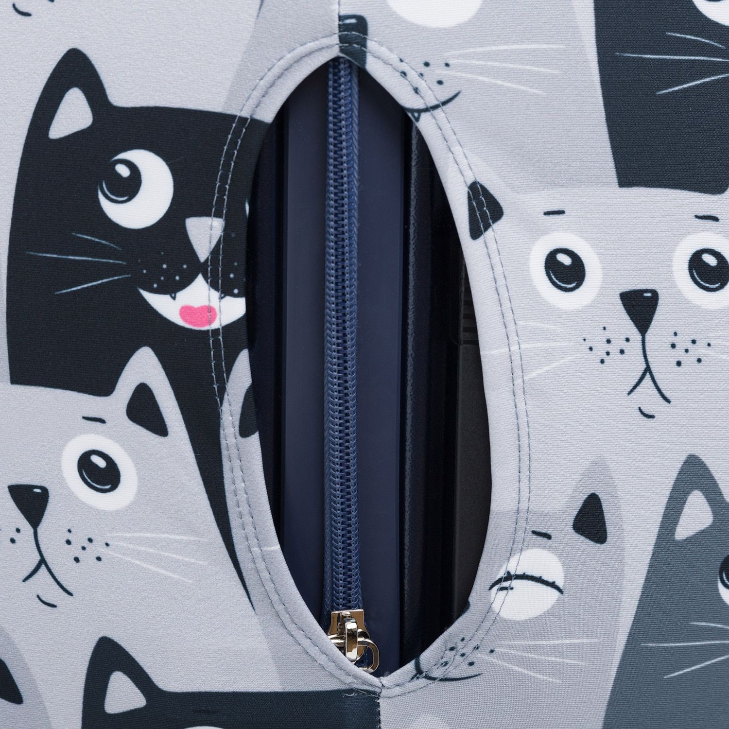 ECO Все любят котиков XL Чехол для чемодана большой Fancy Armor ECO - Вид №2