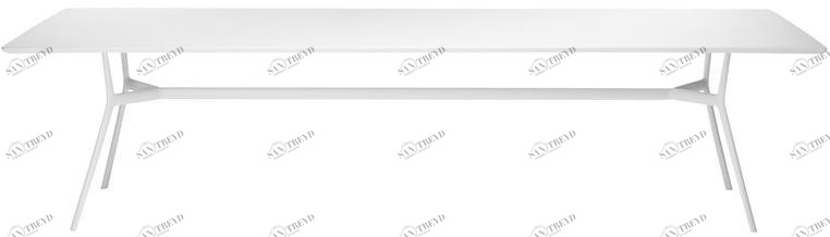 TRIBÙ Прямоугольный садовый стол из алюминия с порошковым покрытием Branch 07652/07654