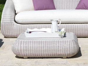 Низкий садовый столик в Ethimo EtWick®