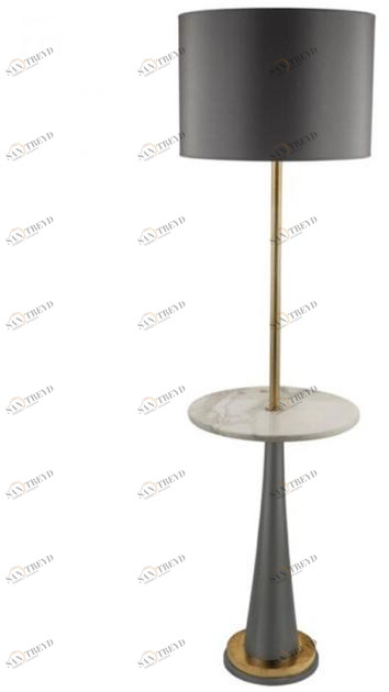 Il Bronzetto Торшер из латуни с мраморной столешницей Iconic Icon01