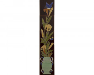 LGC086 Набор из 10 плиток с птицами и цветами Сarronheating