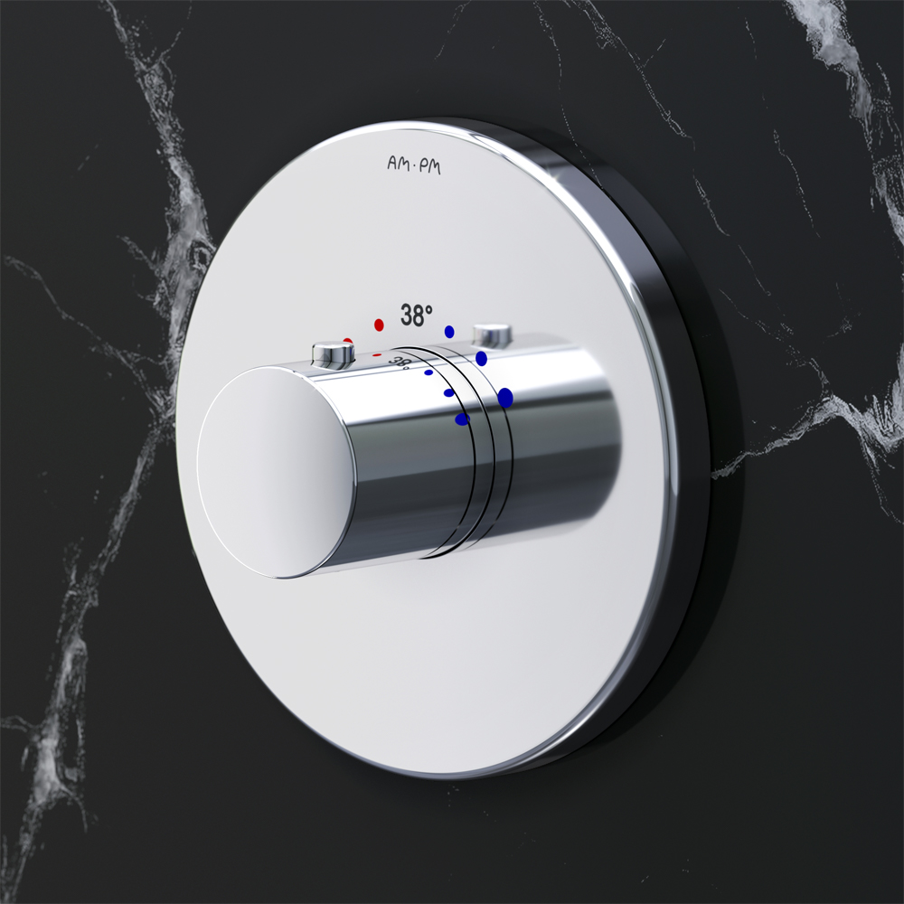 F8075500 термостат монтируемый в стену шт AM.PM Like