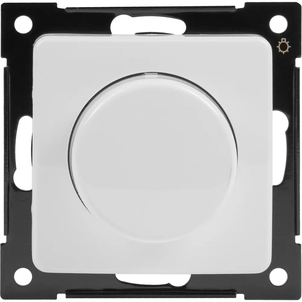 Диммер встраиваемый Hegel поворотно-нажимной цвет белый STLM-2109650