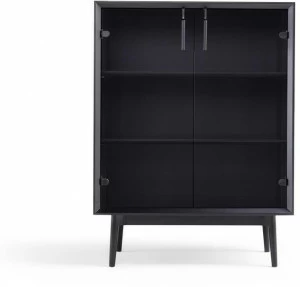 AMURA Комод из дерева и стекла с распашными дверцами Theo Am009.474