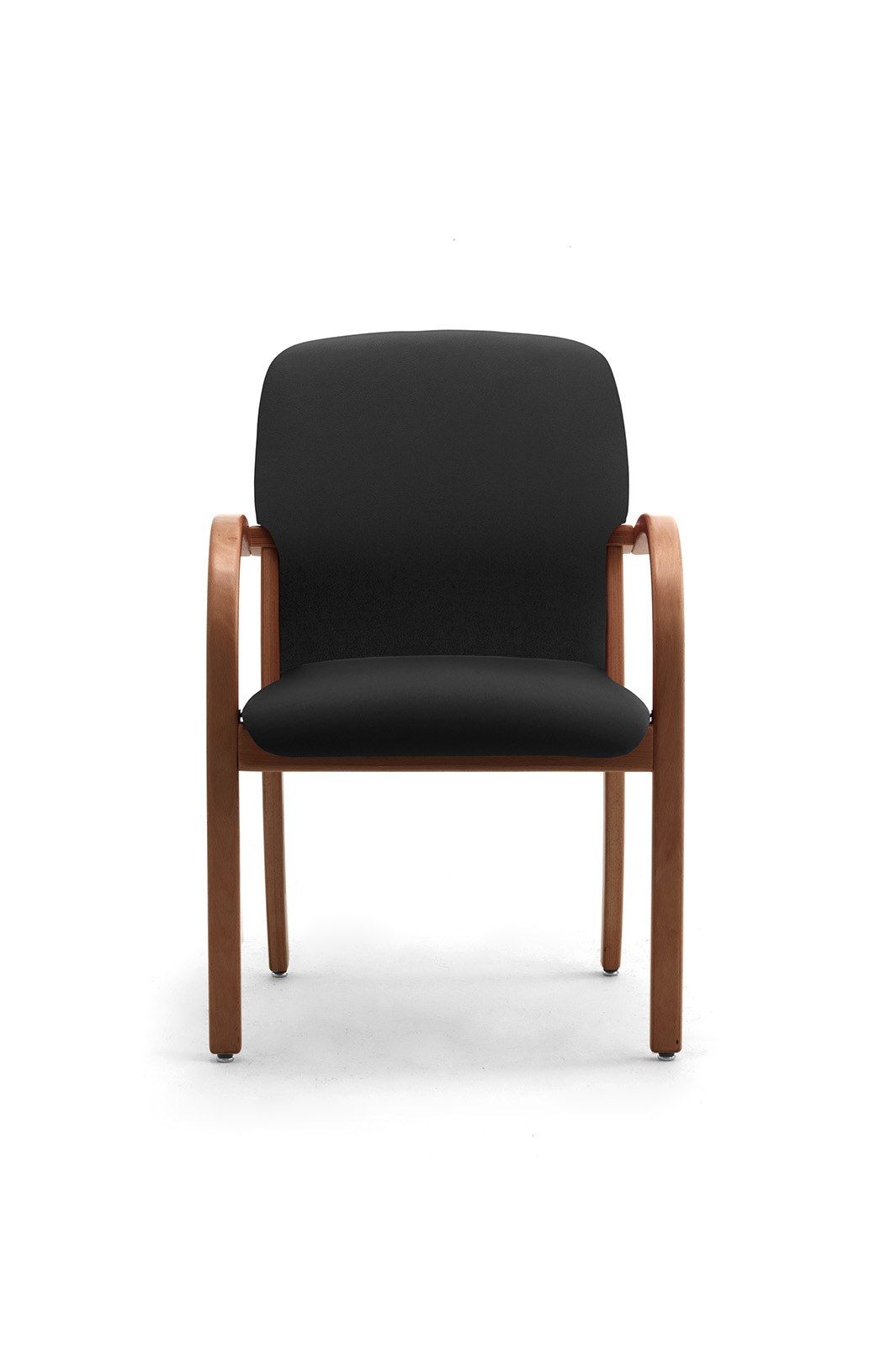 Стул из ламинированного дерева и ткани с подлокотниками Leyform Kali ARCH-00092448 - Вид №6