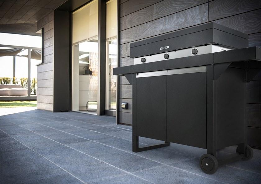 Fògher Газовый гриль с 3 горелками и тележкой для освещения sun-id-1431091 - Вид №7