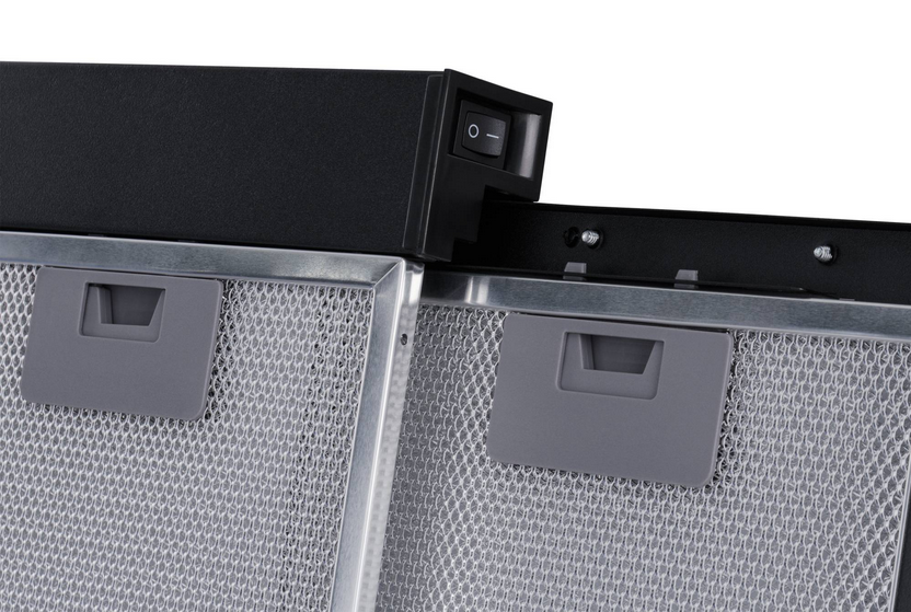 9202542 Вытяжка телескопическая Meferi SLIDEBOX60BK GLASS ULTRA черный/черный STDN-0041504 - Вид №9