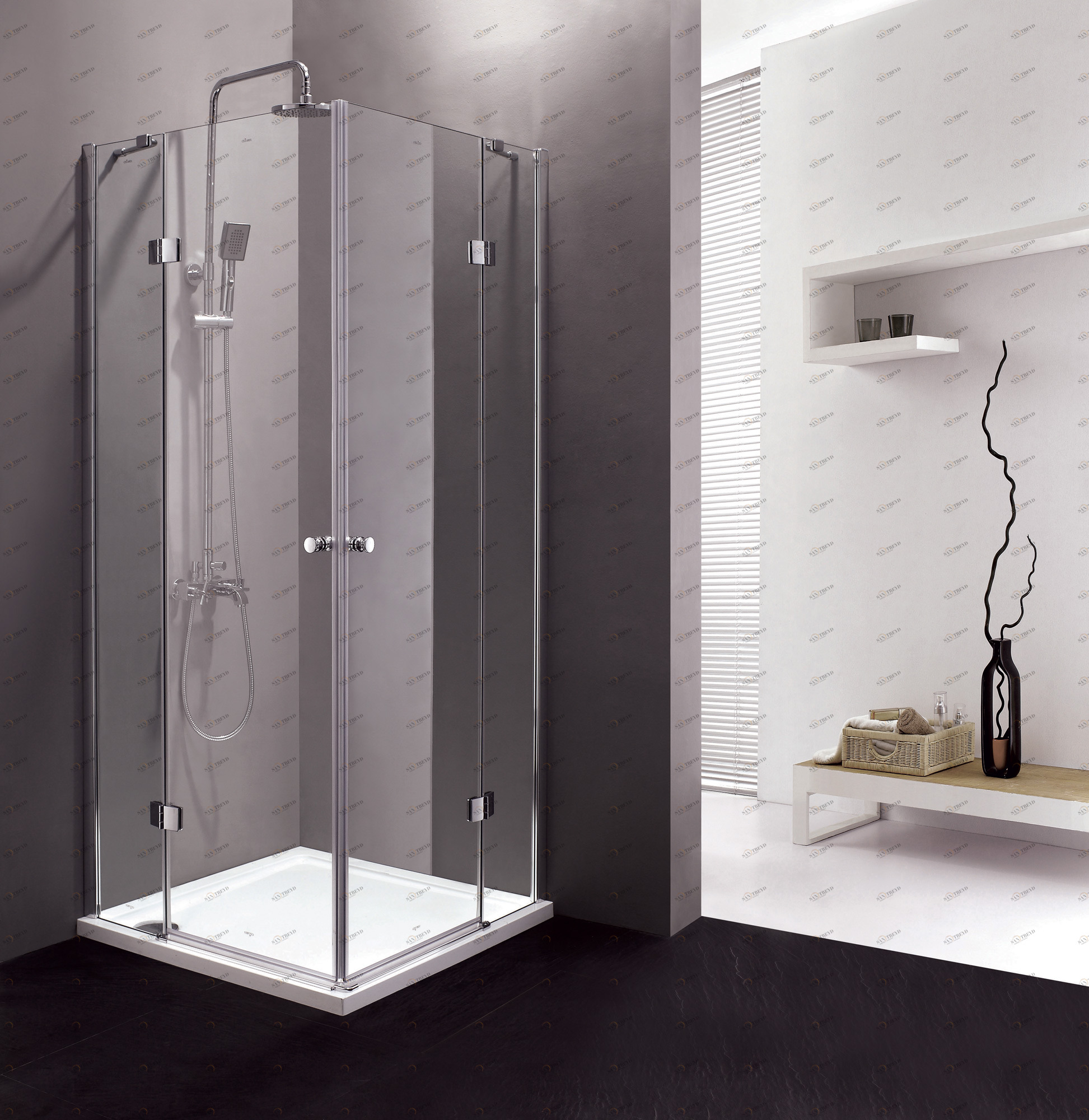 Душевой уголок CEZARES VERONA-W-AH-2-120/100-P-Cr-L