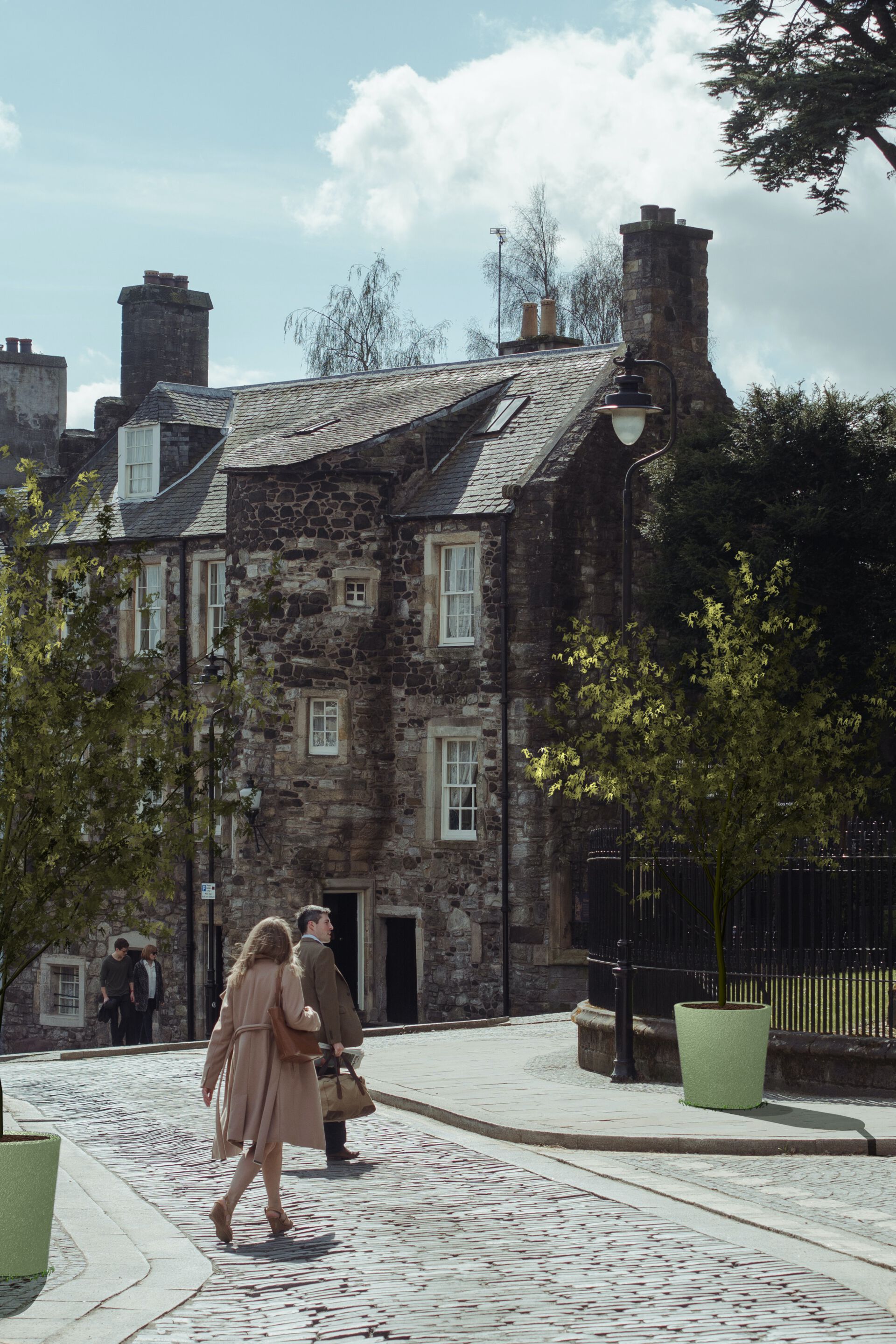 Corten™стальной круглый высокий садовый горшок Urbencéa KONIC ARCH-00082790 - Вид №1