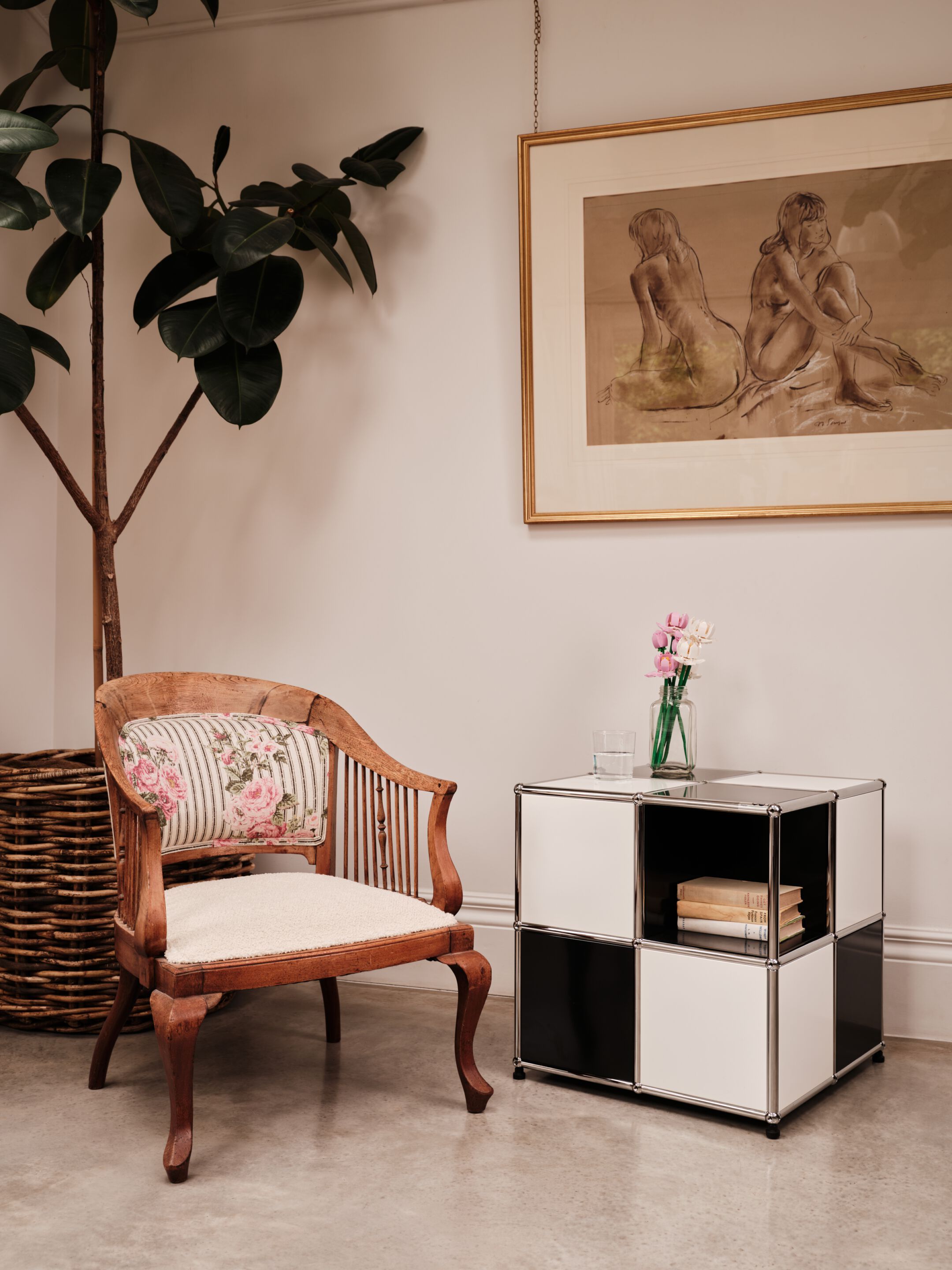 Стальной журнальный столик с отсеком для хранения USM TESSELLATE ARCH-00064241 - Вид №6