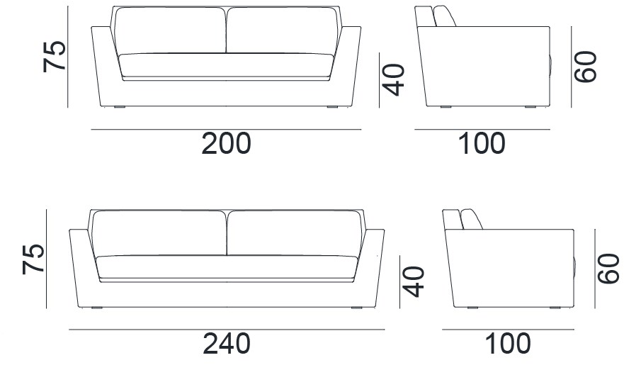 3-х местный тканевый диван со съемным чехлом Mik Santreyd sun-id-1409007 - Вид №10