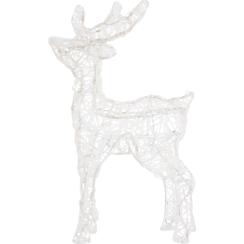 84905641 Фигура садовая светодиодная Christmas «Олень» h60 см свет розовый STLM-0949531 Santreyd  - Вид №1