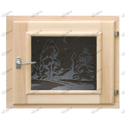 DoorWood Форточка 30х40 ART (листва) 6573