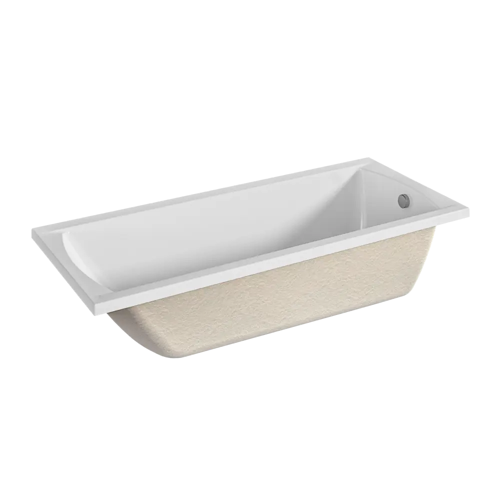 Ванна 100Acryl Ницца акриловая 175x70 см каркас в комплекте 83240830 STLM-2104671  - Вид №4