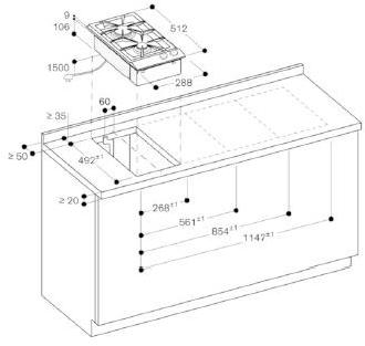 Gaggenau Газовая плита Vario 200 Vg232220  - Вид №1