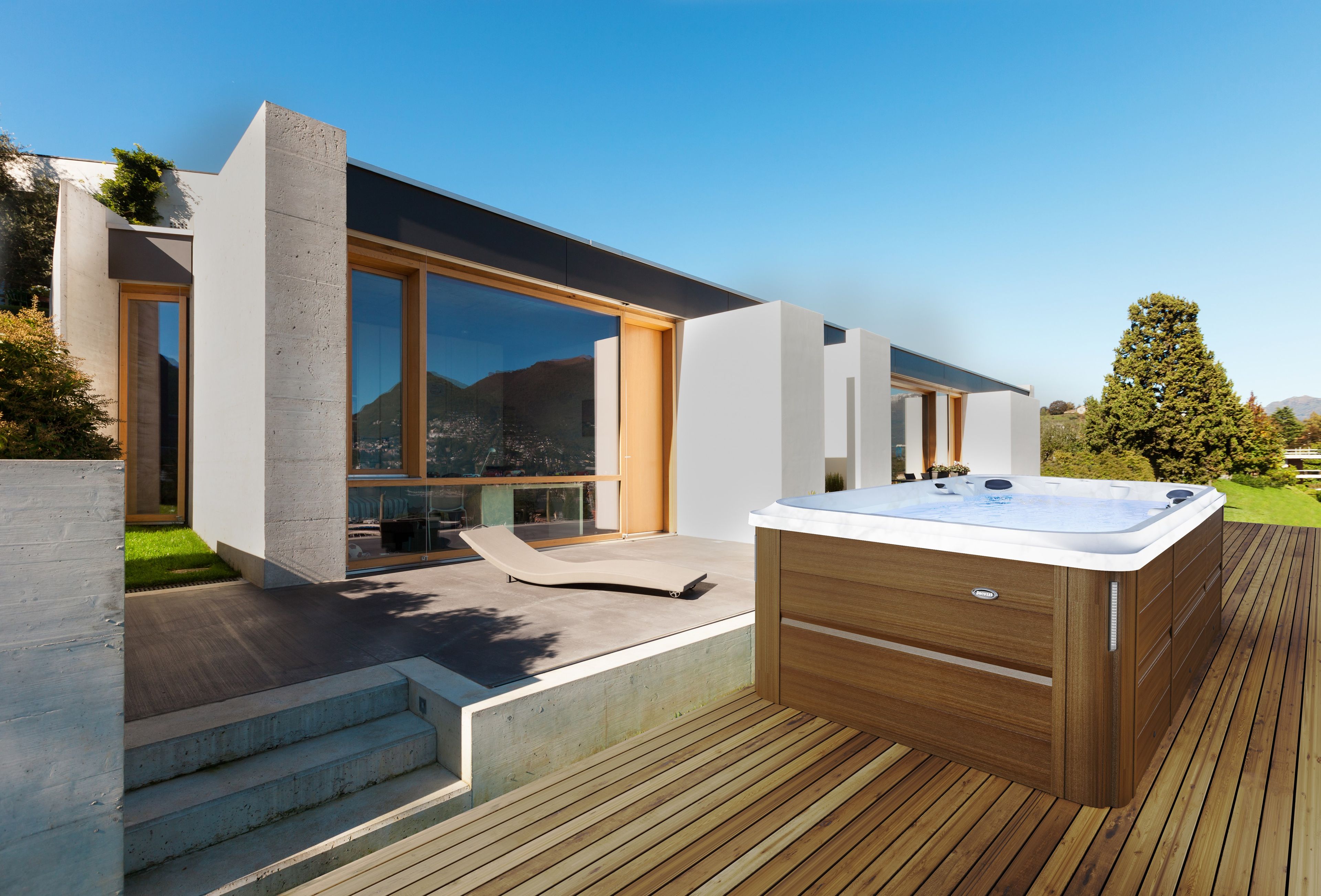 Открытый надземный мини-бассейн с противоточным плаванием Jacuzzi® Swim Spa ARCH-00081763 - Вид №5