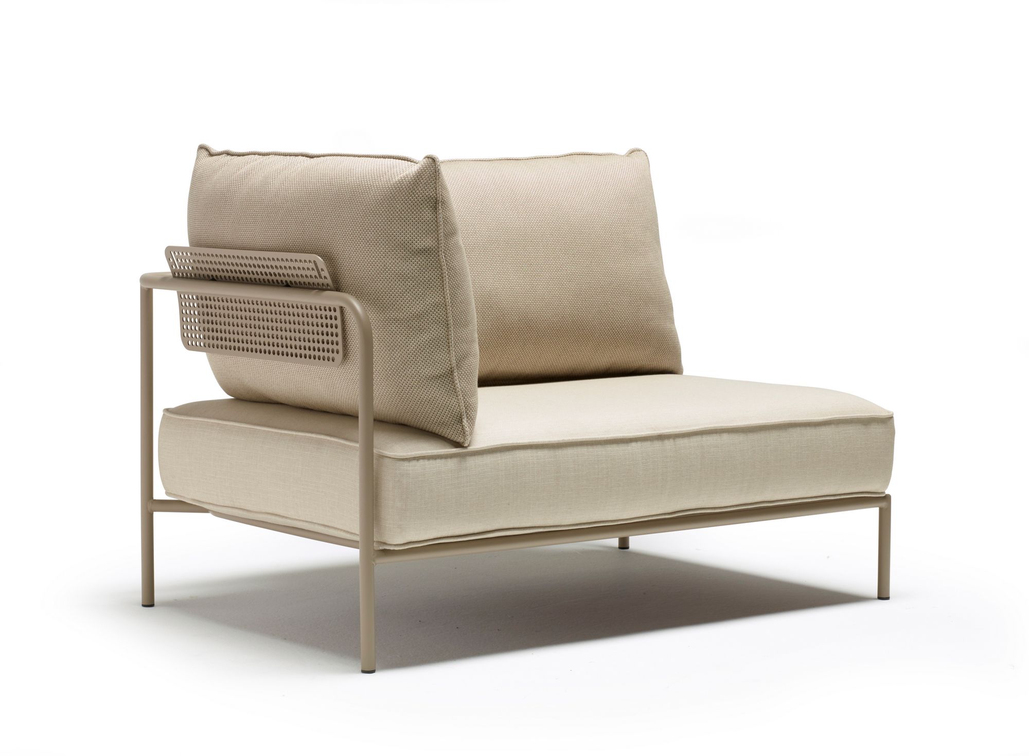 Стальной и тканый угловой садовый стул S-CAB лоскут ARCH-00022261 - Вид №2