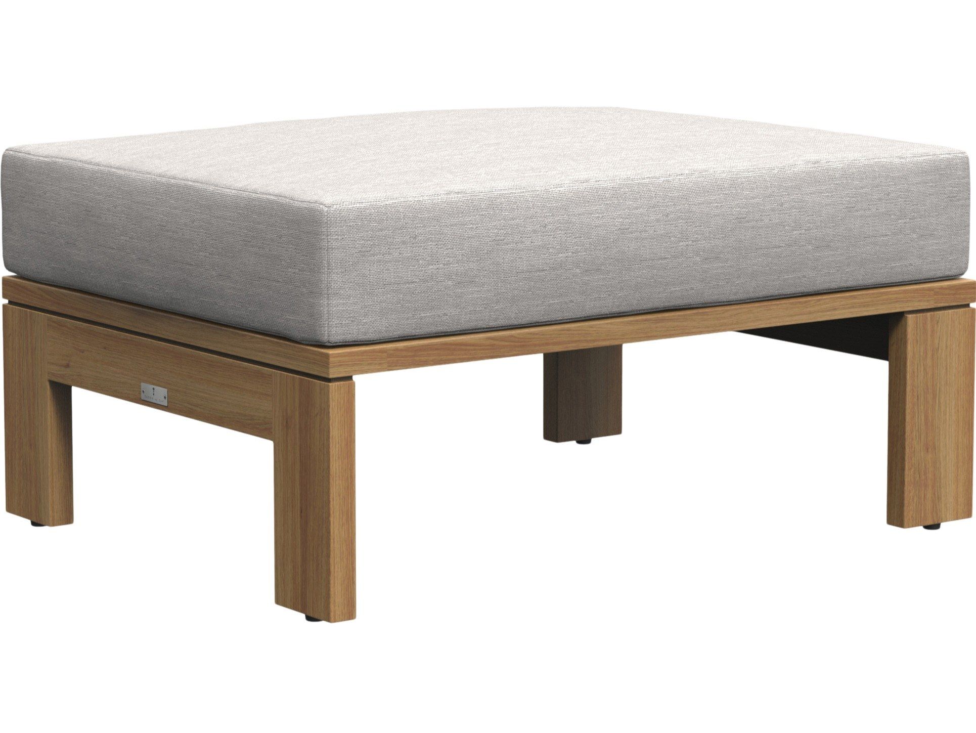 Прямоугольная подставка для ног из тикового дерева JANUS et Cie Matisse Teak ARCH-00085478