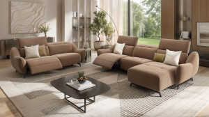 3-местный тканевый диван