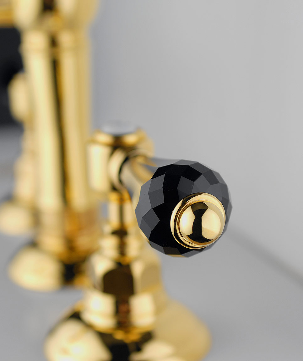 1410 ** 93 Смеситель для биде с автоматическим сливом Nicolazzi Series Half Dome Crystal  - Вид №7