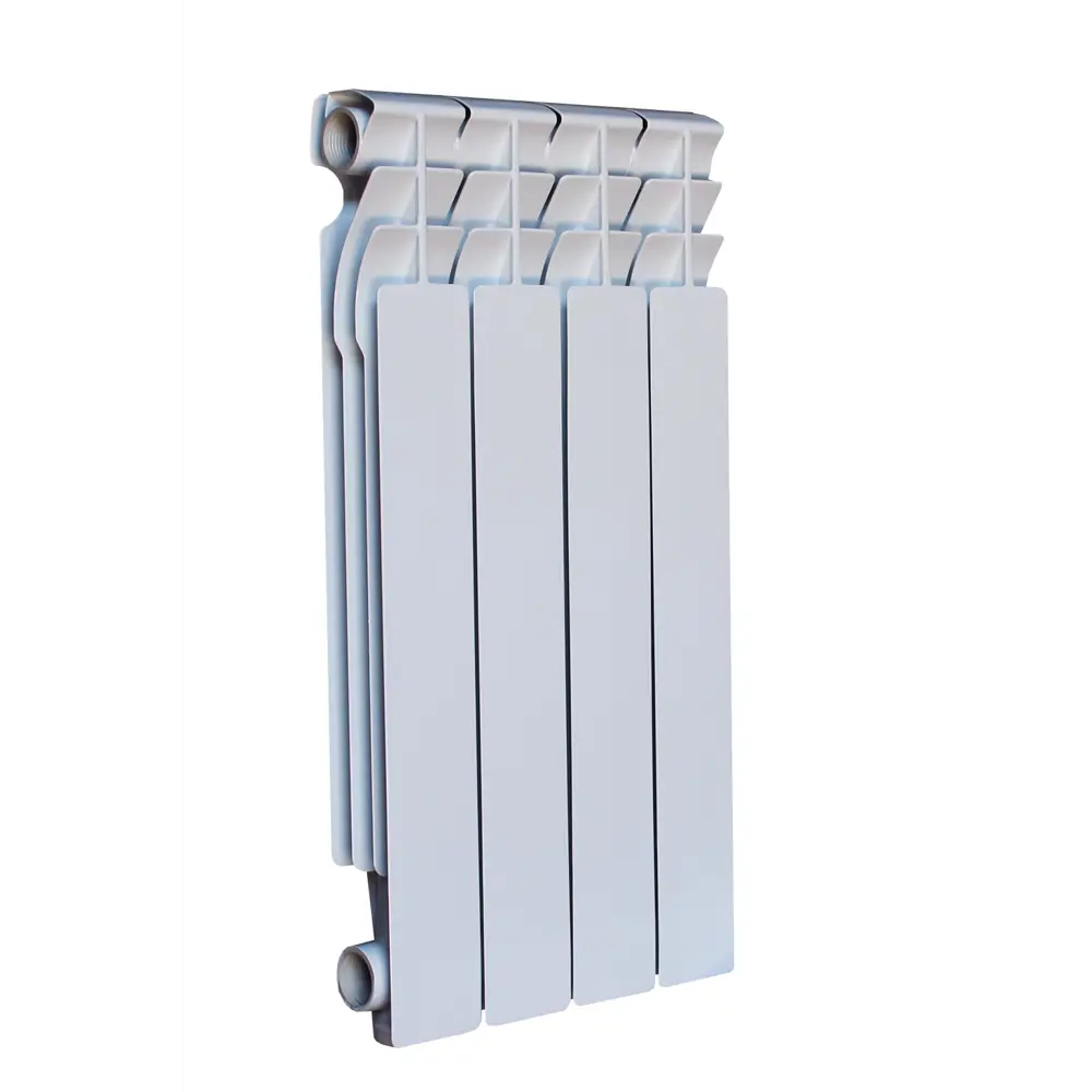Радиатор секционный Oasis Aluminium 500/70 4 секции боковое подключение алюминий белый STLM-2016342 - Вид №2