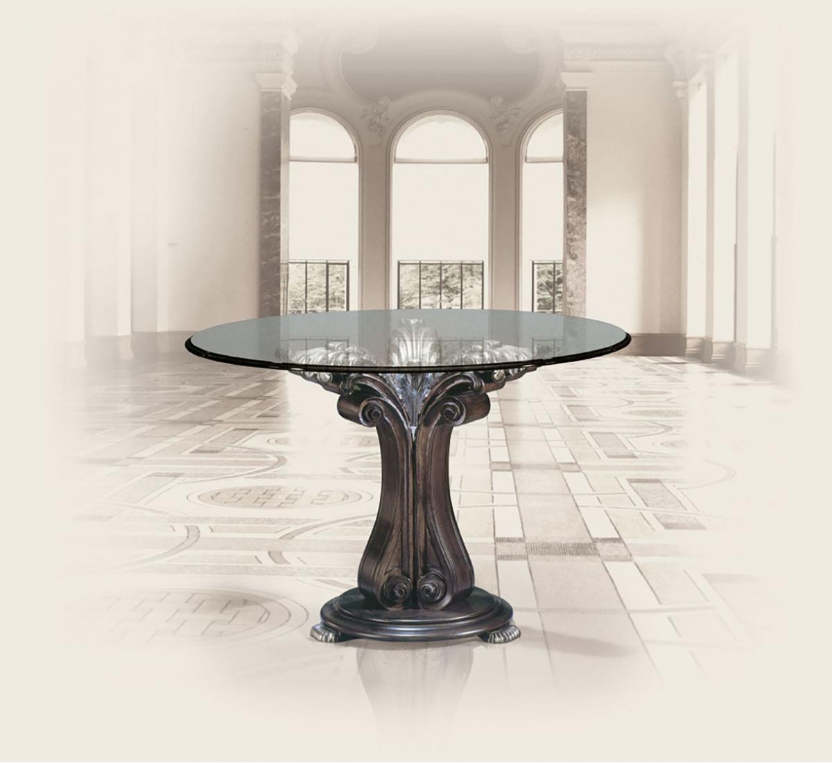 106682 Стол с основанием Talisman 6009 и столешницей 7105 120 см Llass DA VINCI Santreyd