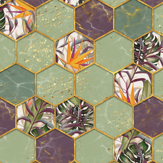 Стеновые панели - Тропики ларч