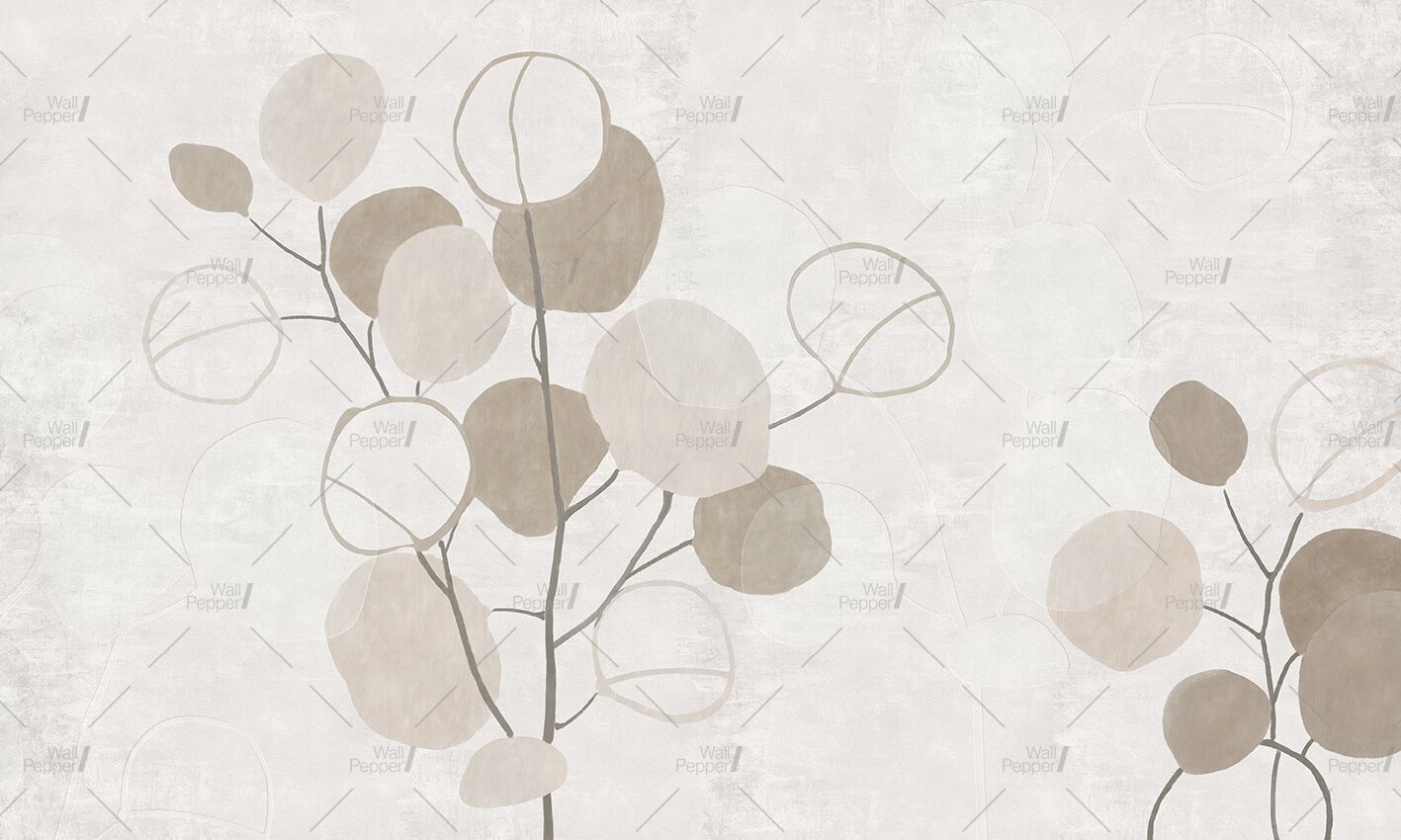Carta da parati PVC free, eco-friendly, lavabile WallPepper ARBUSTI ARCH-00137077 - Вид №1