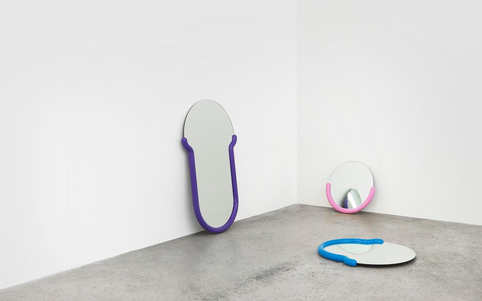 372032 Bogin Mirror Medium Blue Normann Копенгаген Normann Copenhagen  - Вид №1
