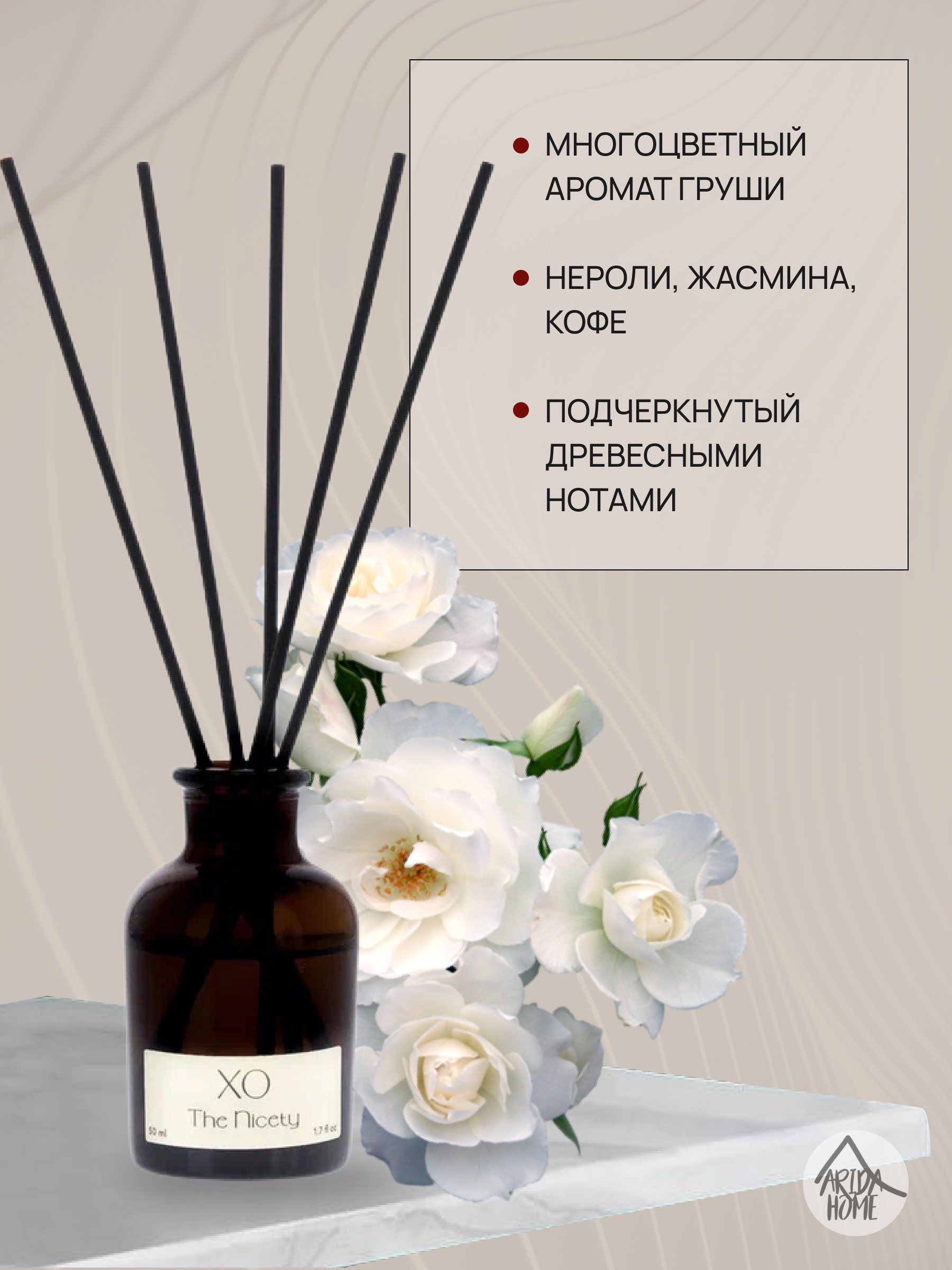 ARIDA HOME Аромадиффузор The Nicety с парфюмерным ароматом 50 мл 86866028 STLM-0072201 - Вид №2