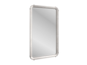 Прямоугольное зеркало из тополя с рамкой